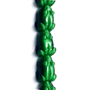 CAT'S EYE FROG 15X20MM GREEN